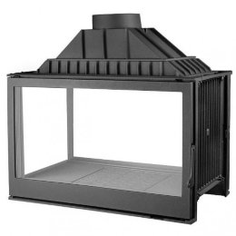 Каминная топка Liseo LCI 9 GDFs (L9 DF + 1 боковое стекло)